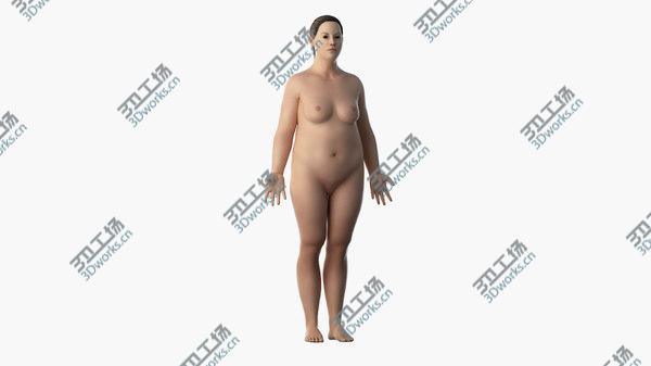 images/goods_img/20210312/Obese  Female Skin, Skeleton And Lymphatic System Rigged 3D model/2.jpg